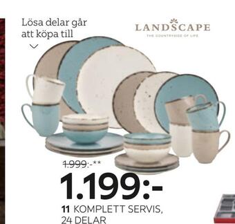 XXXLutz Komplett servis, 24 delar erbjuda