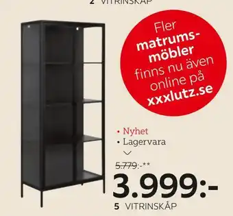 XXXLutz Vitrinskåp "clean" erbjuda