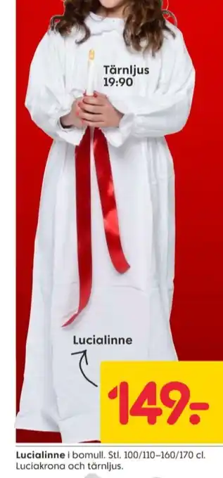 Rusta Regent lucialinne erbjuda