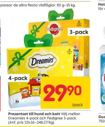 Rusta Pedigree adventskalender erbjuda
