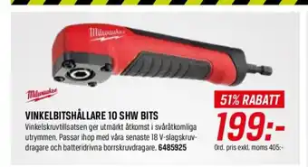 Tools Milwaukee borr & bits erbjuda