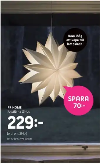 Pr home adventsstjärna