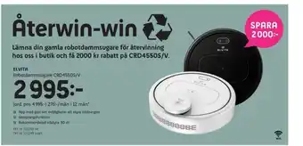 Elvita robotdammsugare