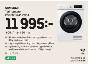 Elon Samsung torktumlare erbjuda