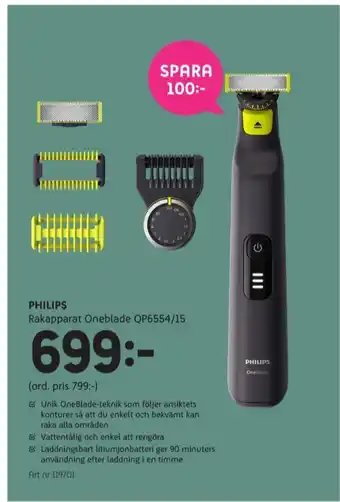 Elon Philips rakapparat erbjuda