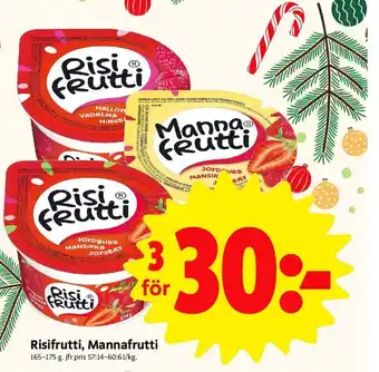 Risifrutti , Mannafrutti