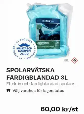 Spolarvätska Färdigblandad 3L