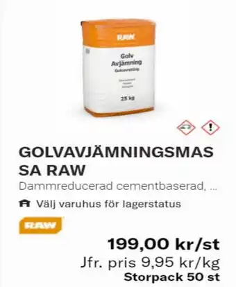 Beijer Golvavjämningsmas Sa Raw erbjuda