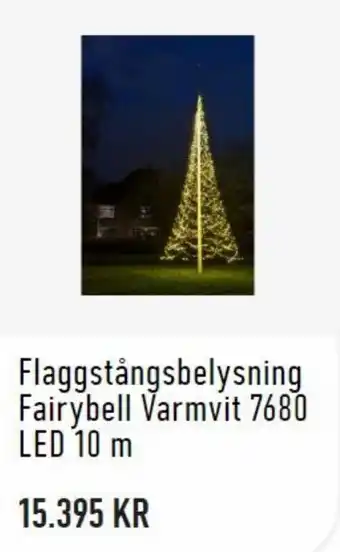 Granngården Flaggstångsbelysning Fairybell Varmvit 7680 LED 10m erbjuda