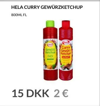 Hela curry gewürzketchup