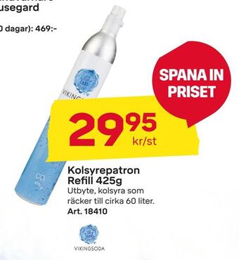 Byggmax Kolsyrepatron refill 425g erbjuda