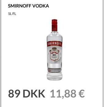 Nielsen Discount Smirnoff vodka erbjuda