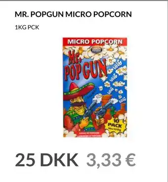 Mr. popgun micro popcorn
