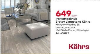 Byggmax Kährs parkettgolv erbjuda