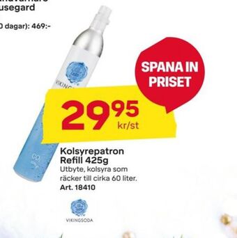 Byggmax Vikingsoda kolsyrepatron erbjuda