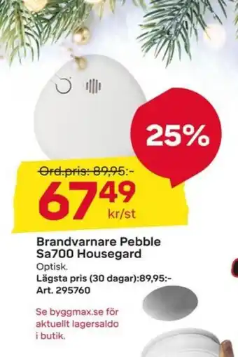 Byggmax Housegard brandvarnare erbjuda