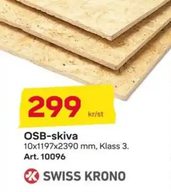 Swiss krono osb skiva