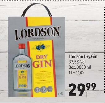 Citti Lordson dry gin erbjuda