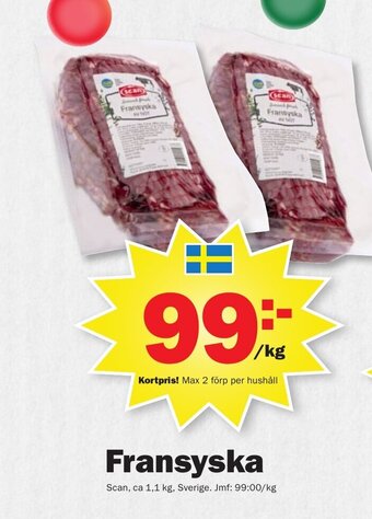 Pekås Fransyska erbjuda