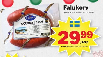 Pekås Falukorv erbjuda