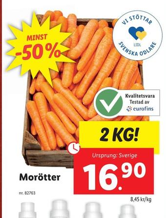 Lidl Morötter erbjuda
