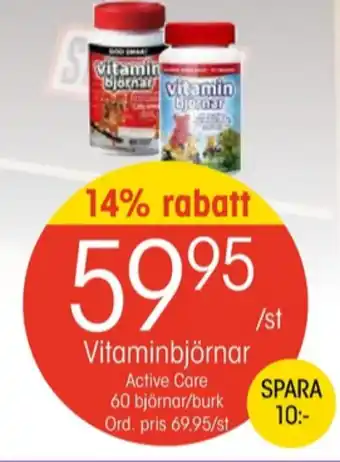 EKO Active care vitaminer erbjuda
