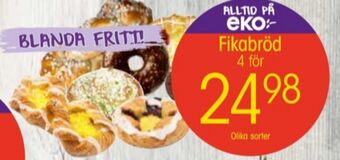 EKO Eko butiksbakat kaffebröd erbjuda