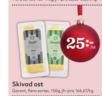 Hemköp Garant skivad ost erbjuda