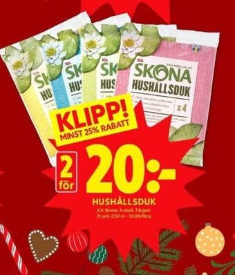 ICA Kvantum Skona hushållsduk erbjuda