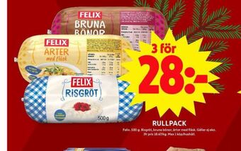 ICA Maxi Felix rullpack erbjuda