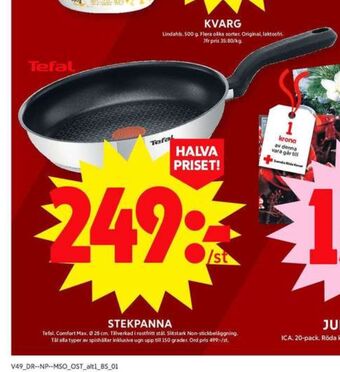 ICA Maxi Tefal stekpanna erbjuda