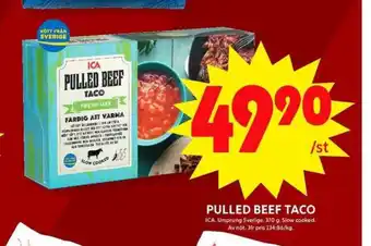 ICA Maxi Ica pulled beef erbjuda