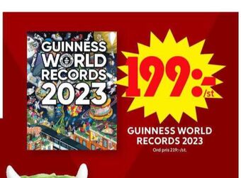 ICA Maxi Guinness world record böcker erbjuda