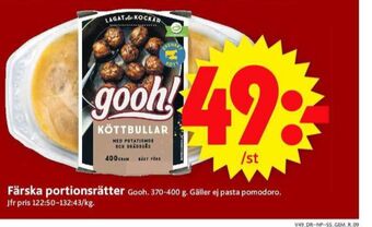 ICA Supermarket Gooh färdigrätter erbjuda