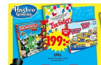 ICA Maxi Hasbro spel erbjuda