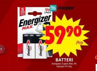 ICA Maxi Energizer batterier erbjuda