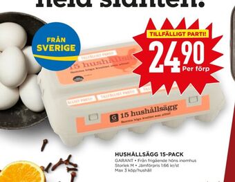 Willys Hemma Garant ägg erbjuda