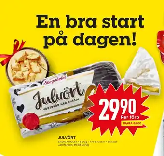 Willys Hemma Julvört vörtbröd erbjuda