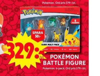 ICA Maxi Pokemon leksaker erbjuda