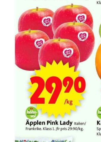 ICA Supermarket Pink lady äpplen erbjuda