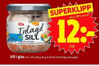ICA Supermarket Ica sillinläggningar erbjuda