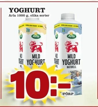 Supergrossen Yoghurt erbjuda