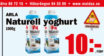 Matdax Naturell Yoghurt erbjuda
