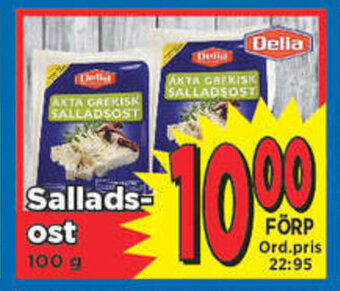 Supergrossen Salladsost erbjuda
