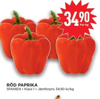 Willys Röd Paprika erbjuda