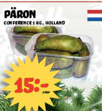 Nelins Päron erbjuda