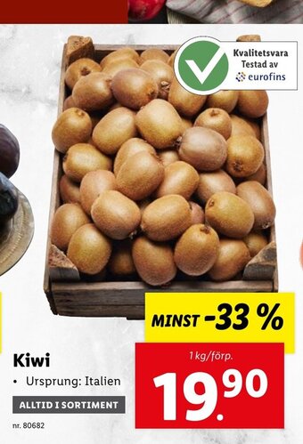 Lidl Kiwi erbjuda