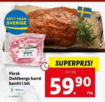 Färsk Dahlbergs Karré Benfri i Bit
