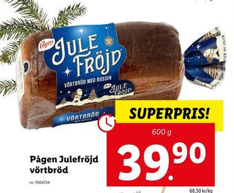 Lidl Pågen Julefröjd Vörtbröd erbjuda