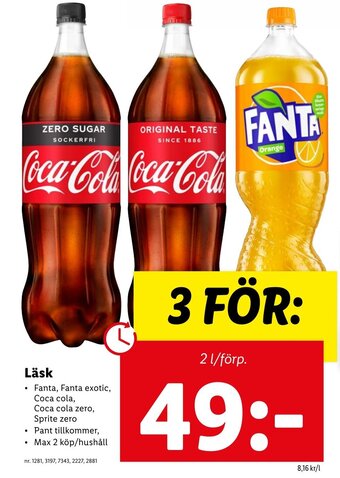 Lidl Läsk erbjuda